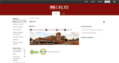 Desktop Screenshot of my.drury.edu